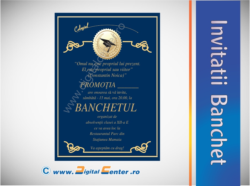 Digital Center Invitatii Banchet